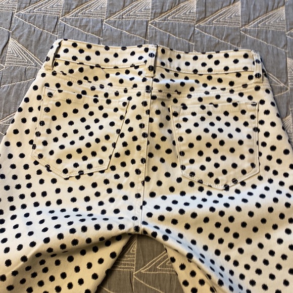 Polka dot skinny jeans NWOT. - Picture 5 of 8